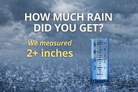 How Much Rain Did We Get? 