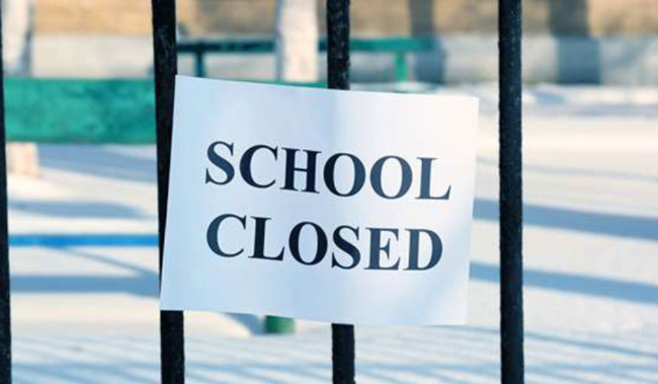Schools Closing Tomorrow in the Local District